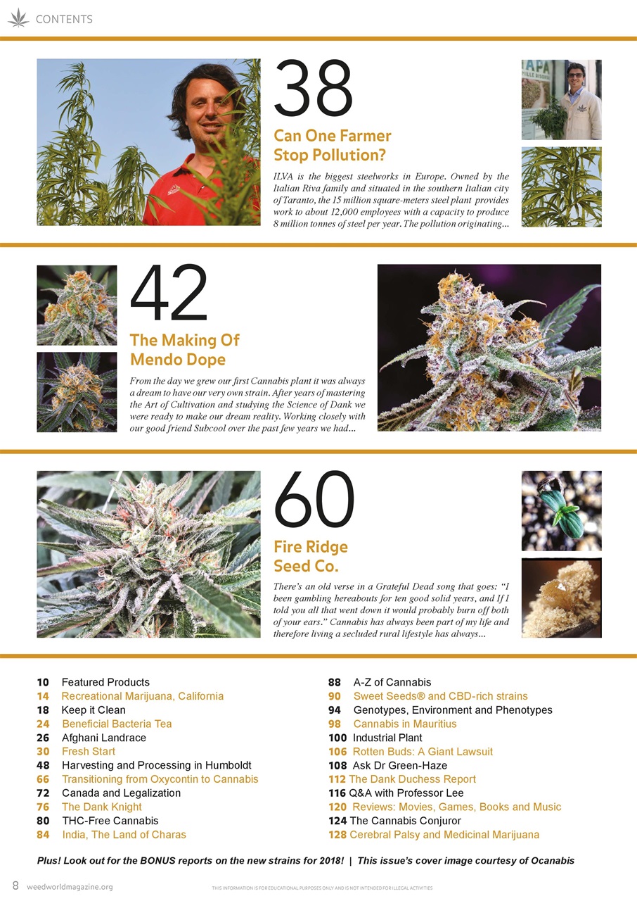 Weed World Preview Pages