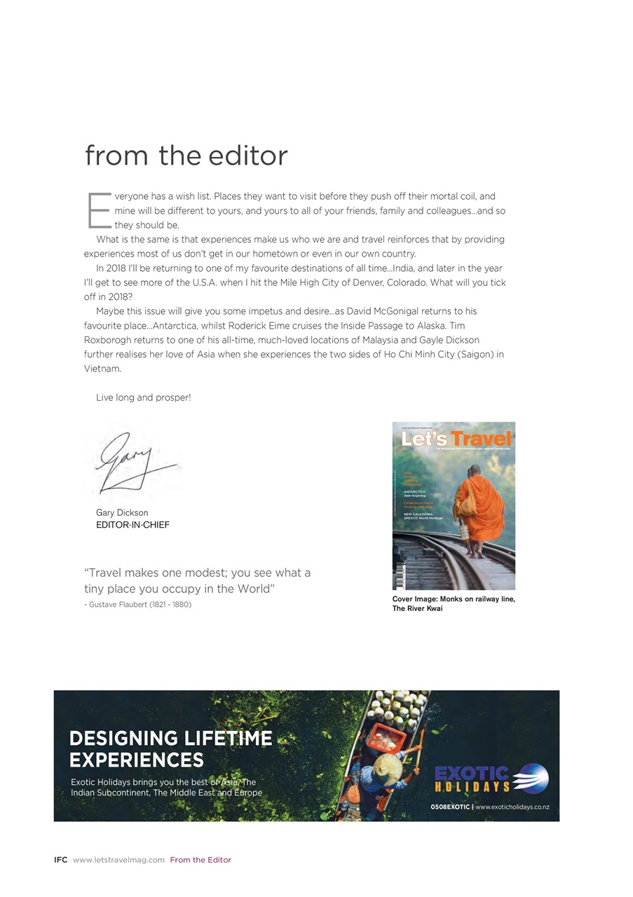 Let’s Travel Preview Pages