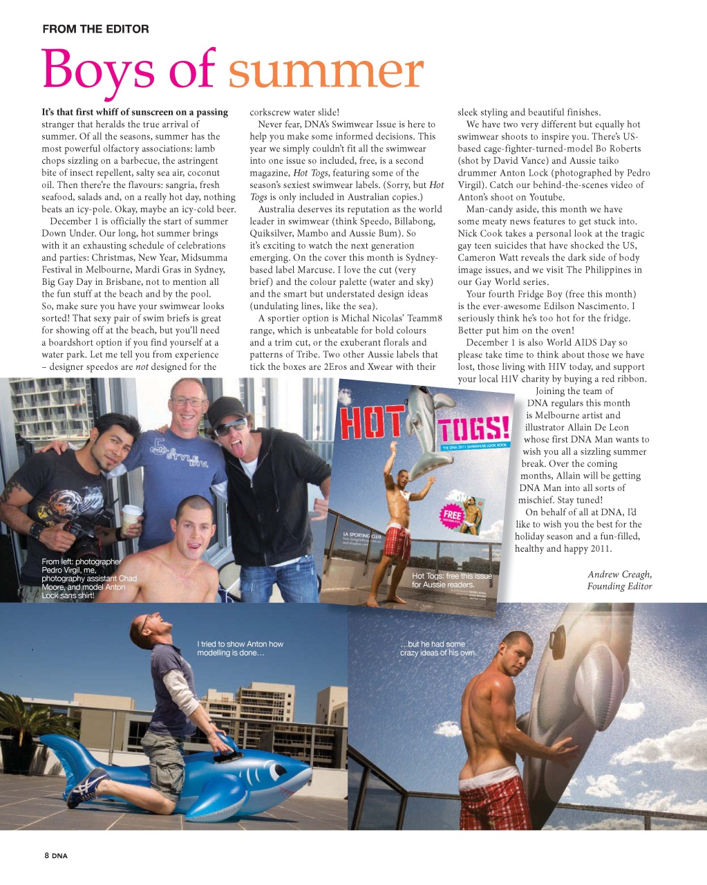 DNA Magazine Preview Pages