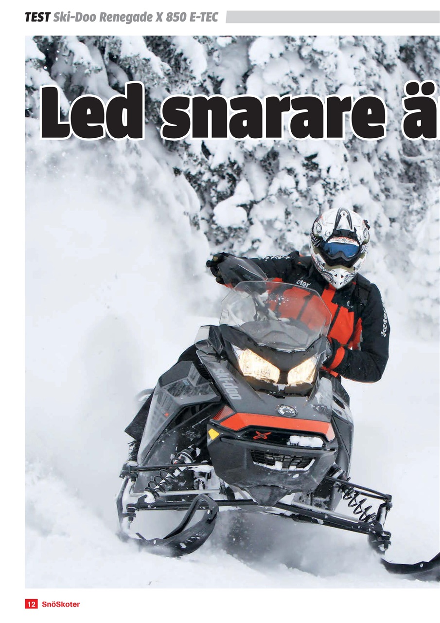 Tidningen Snöskoter Preview Pages