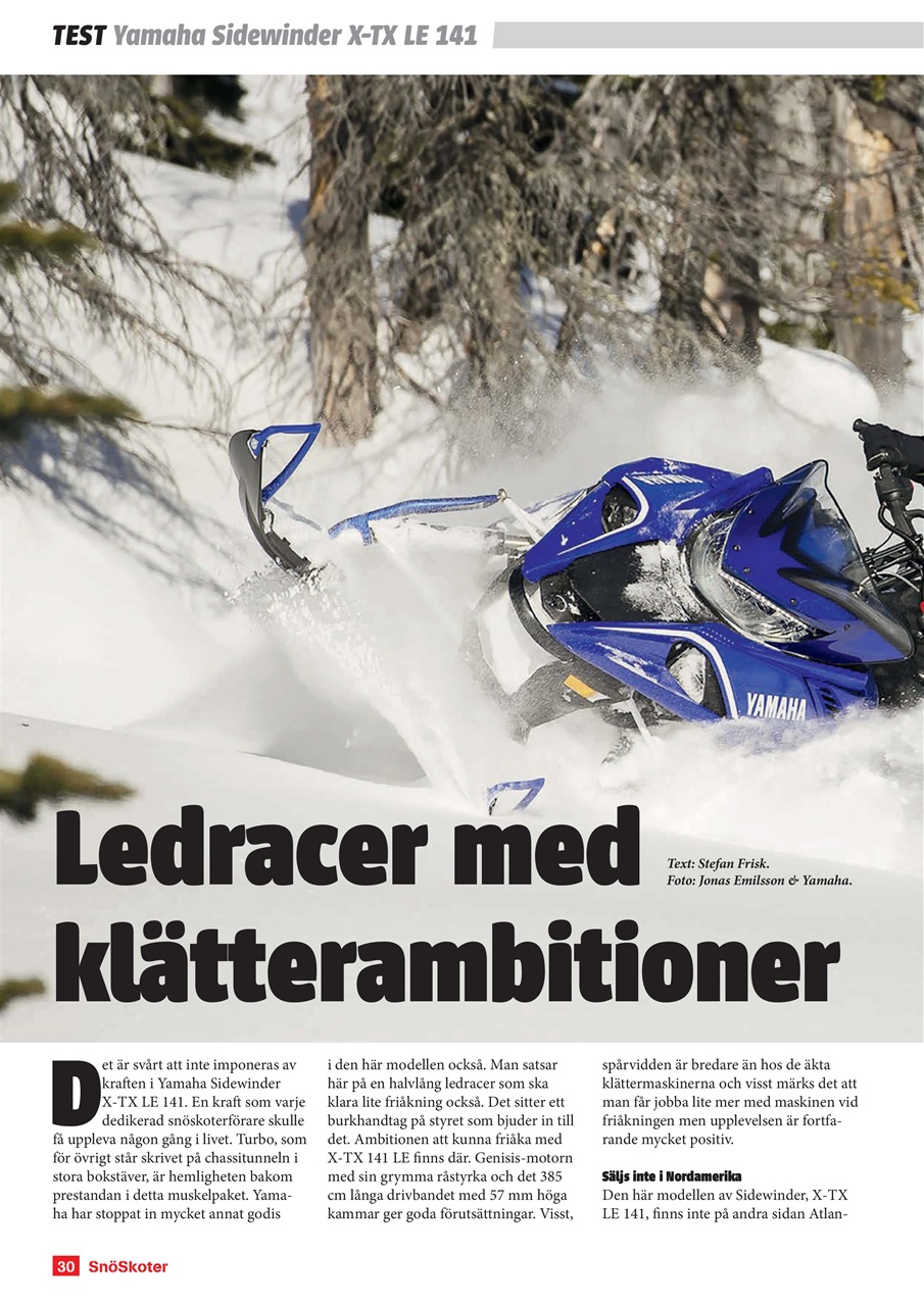 Tidningen Snöskoter Preview Pages