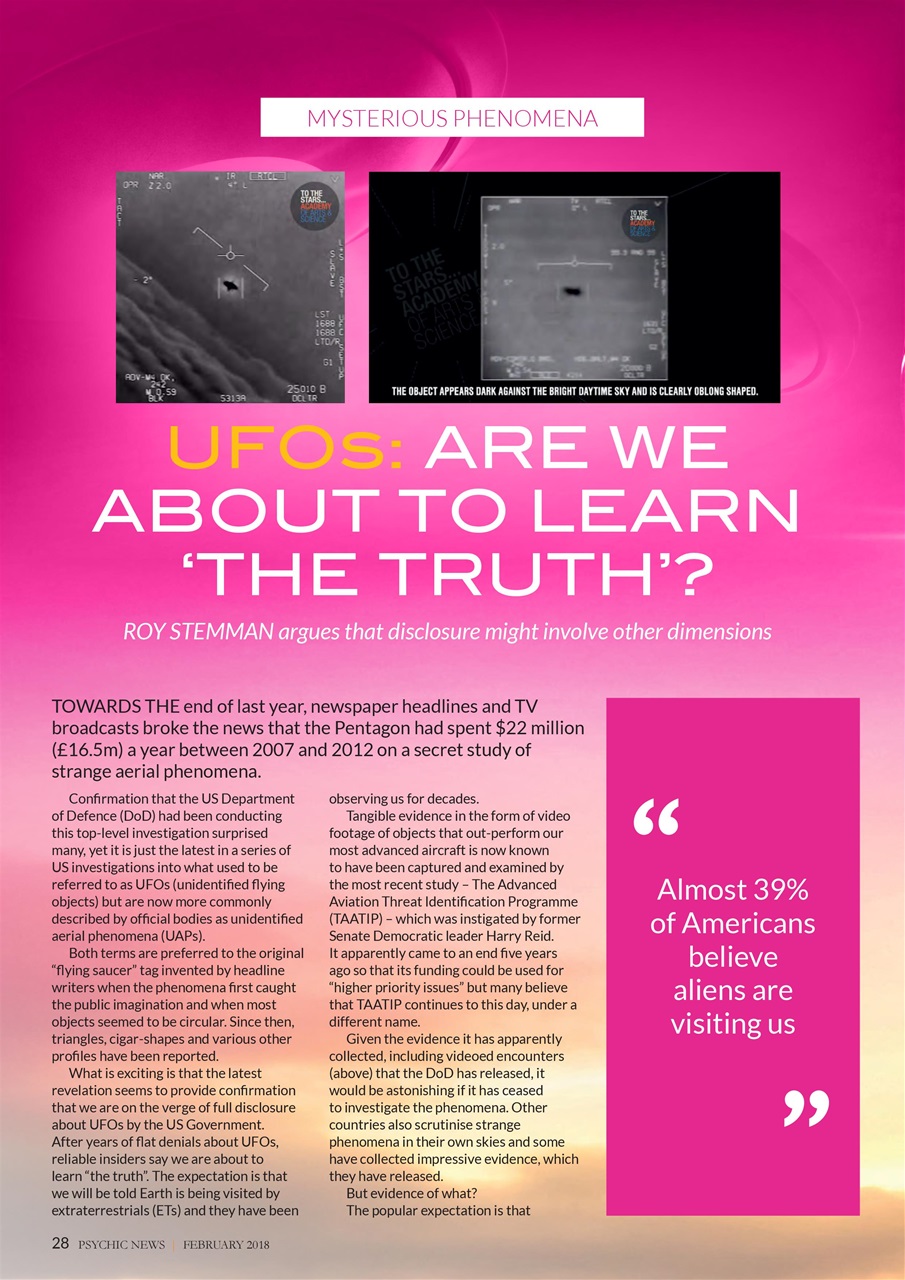 Psychic News Preview Pages