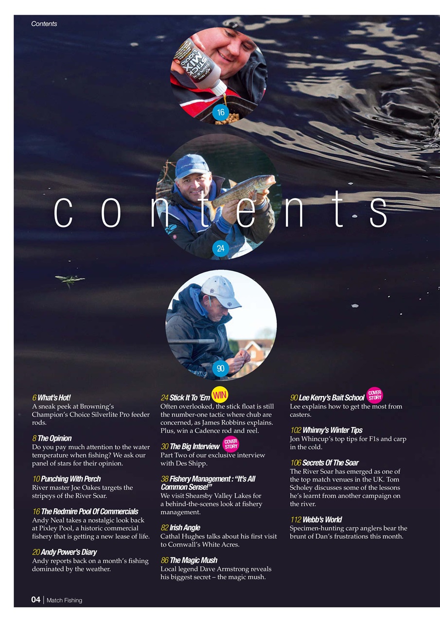 Match Fishing Preview Pages