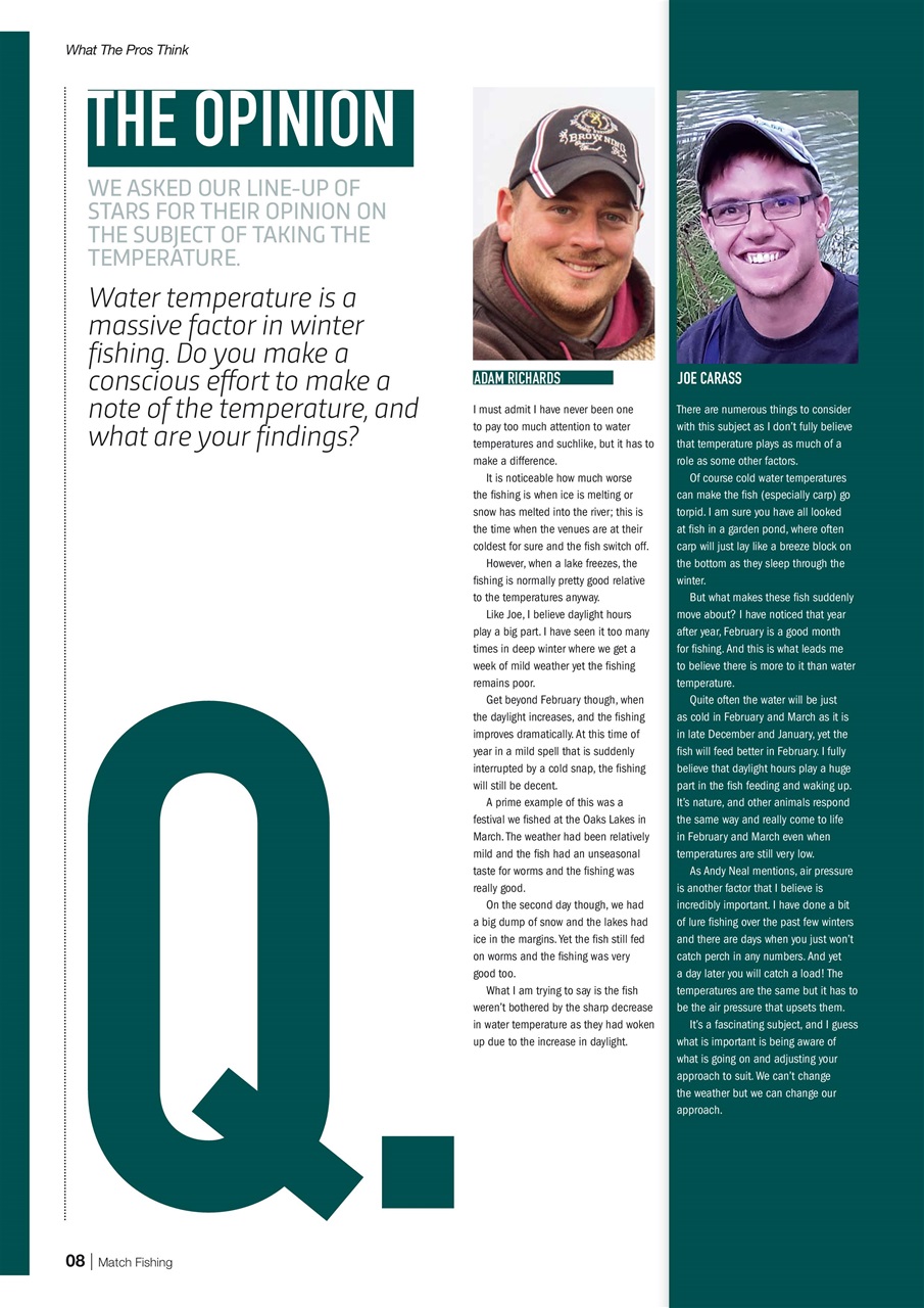 Match Fishing Preview Pages