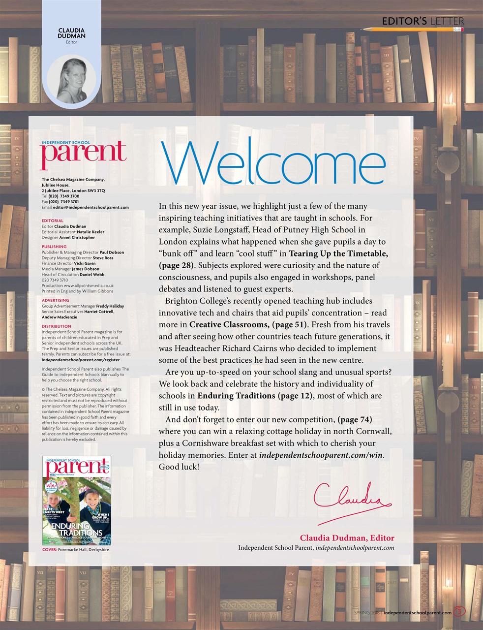 Independent School Parent Preview Pages