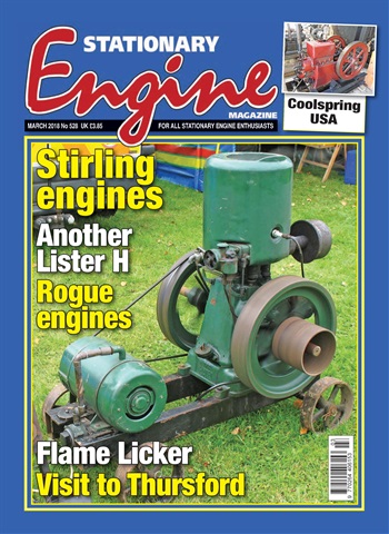 Stationary Engine issue March 2018