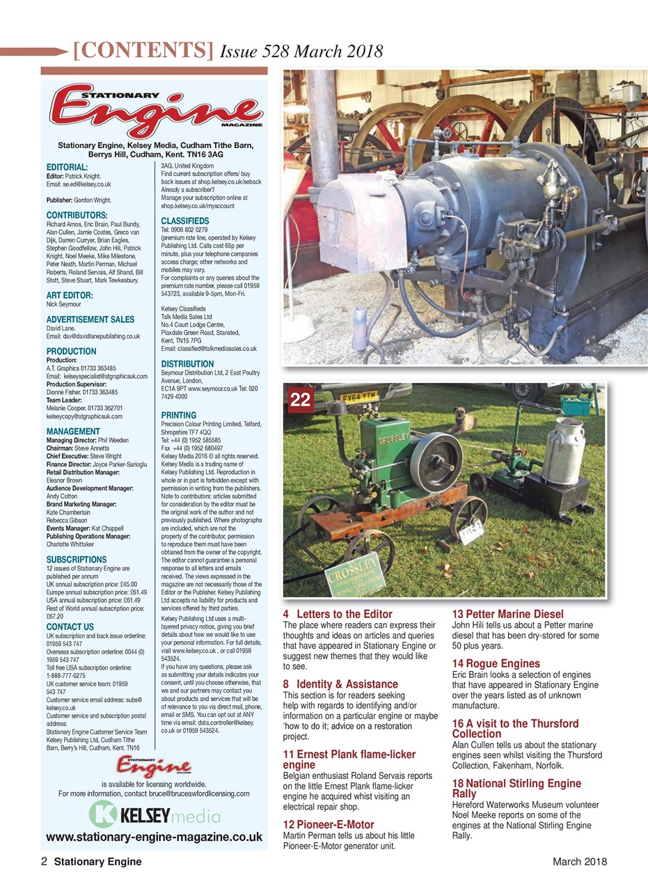 Stationary Engine Preview Pages