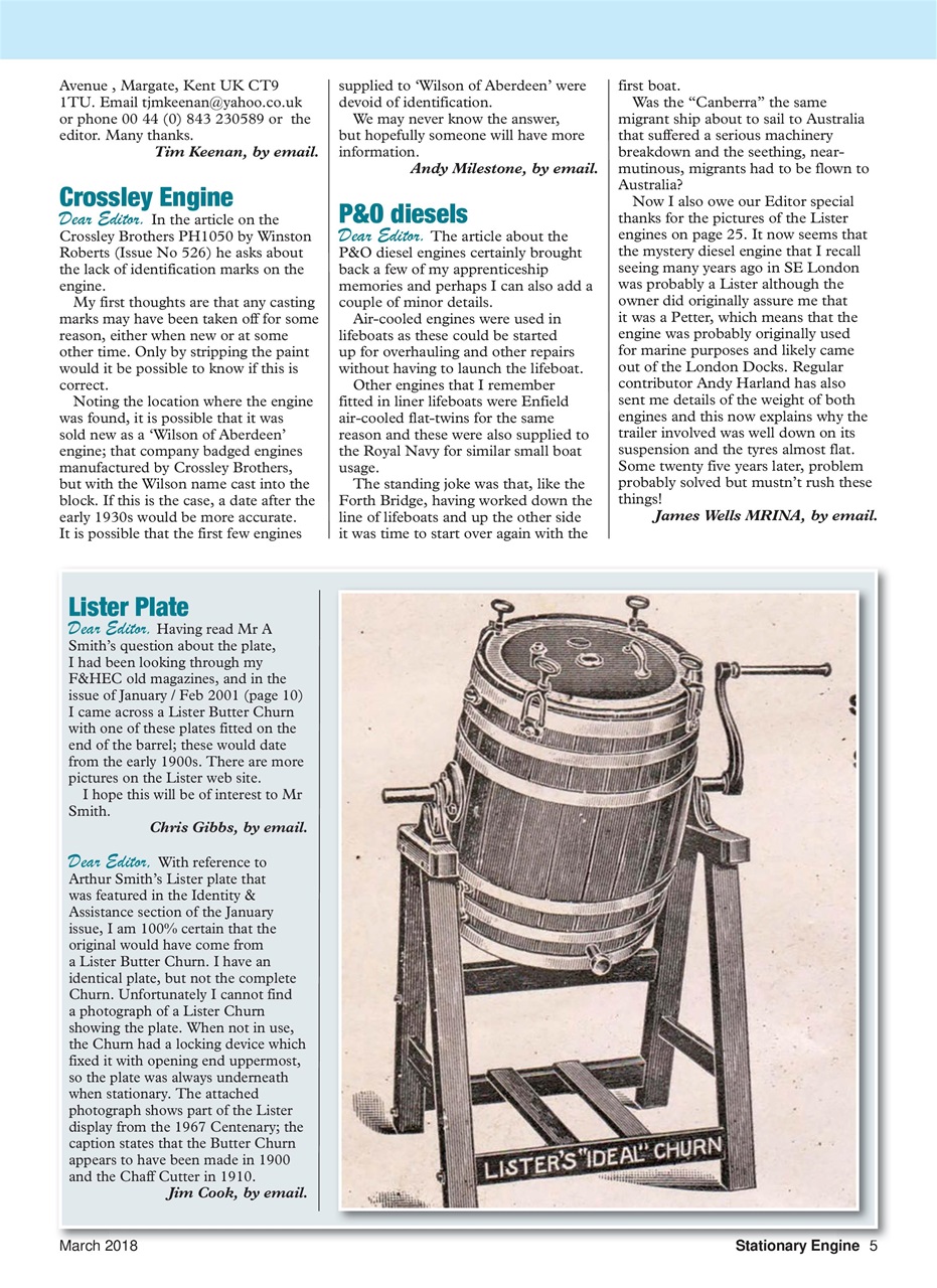 Stationary Engine Preview Pages