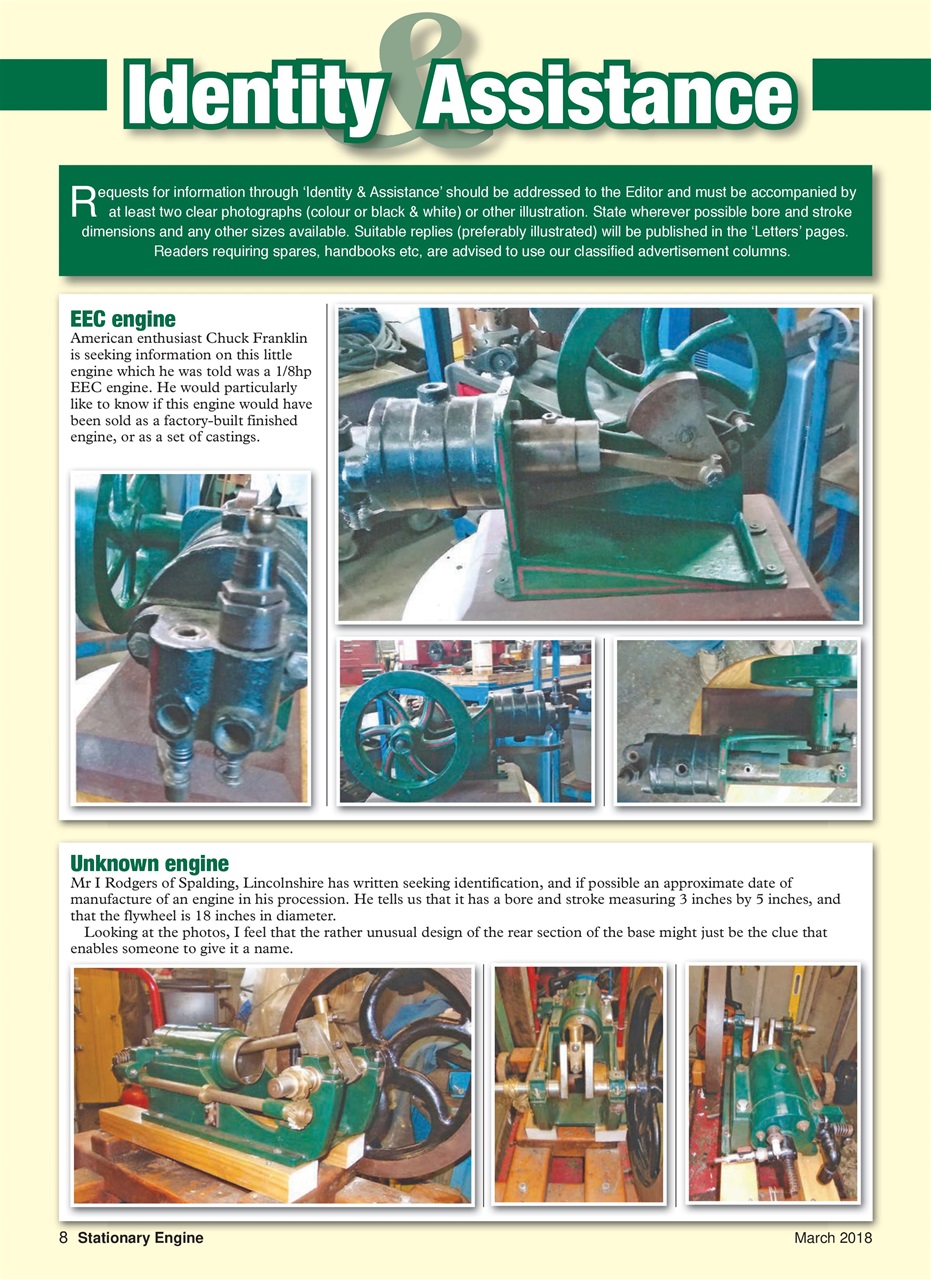 Stationary Engine Preview Pages