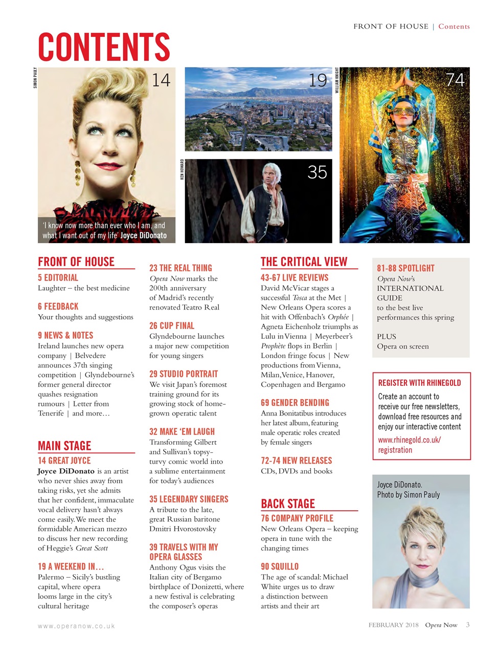 Opera Now Preview Pages