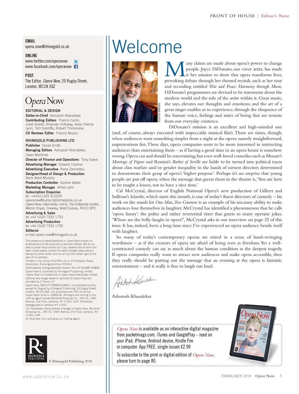 Opera Now Preview Pages