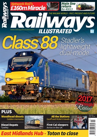 Railways Illustrated issue  March 2018