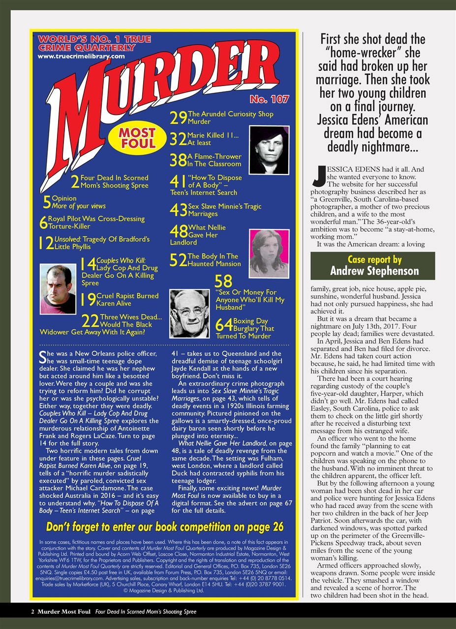 Murder Most Foul Preview Pages