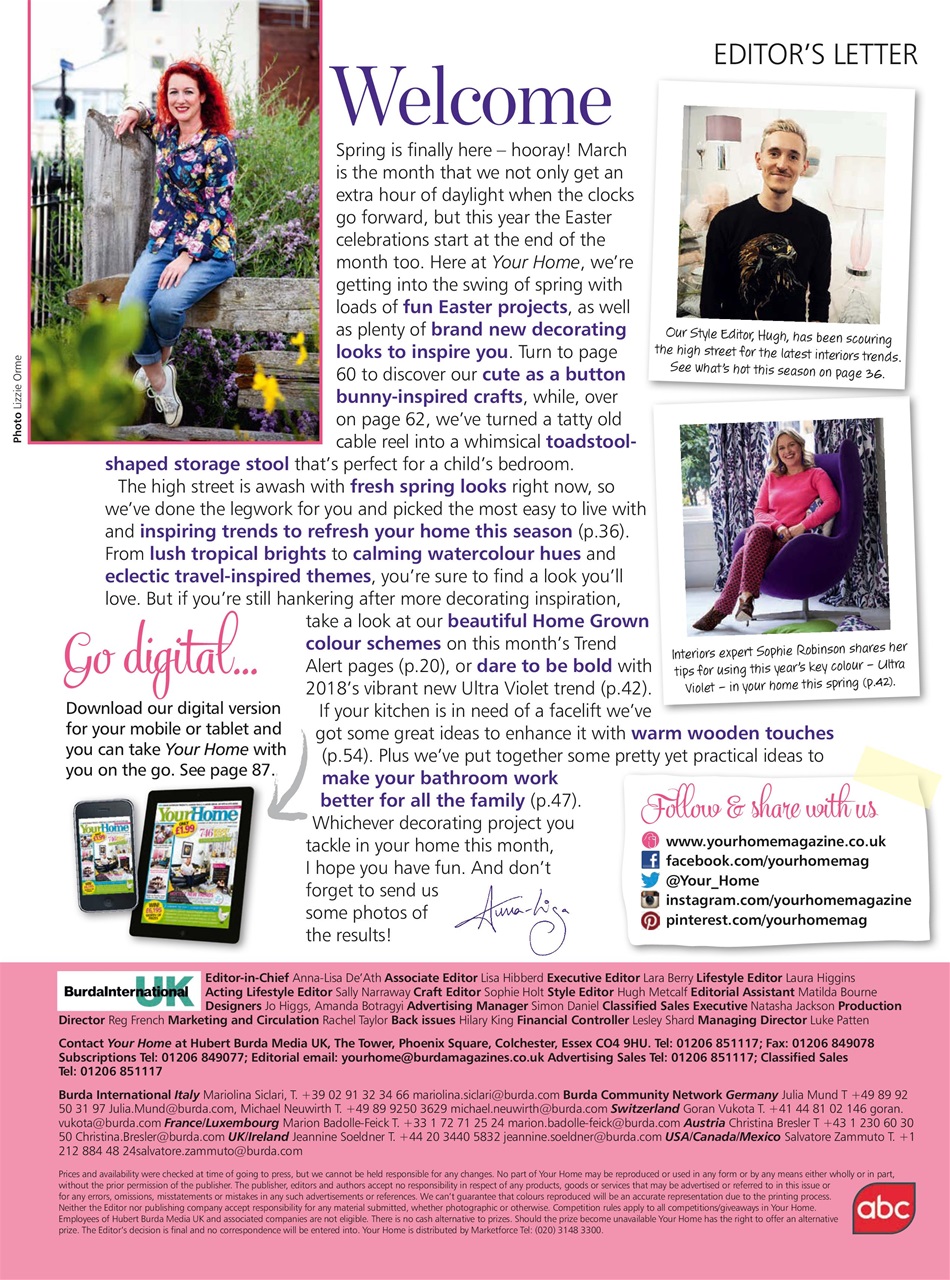 Your Home Magazine Preview Pages