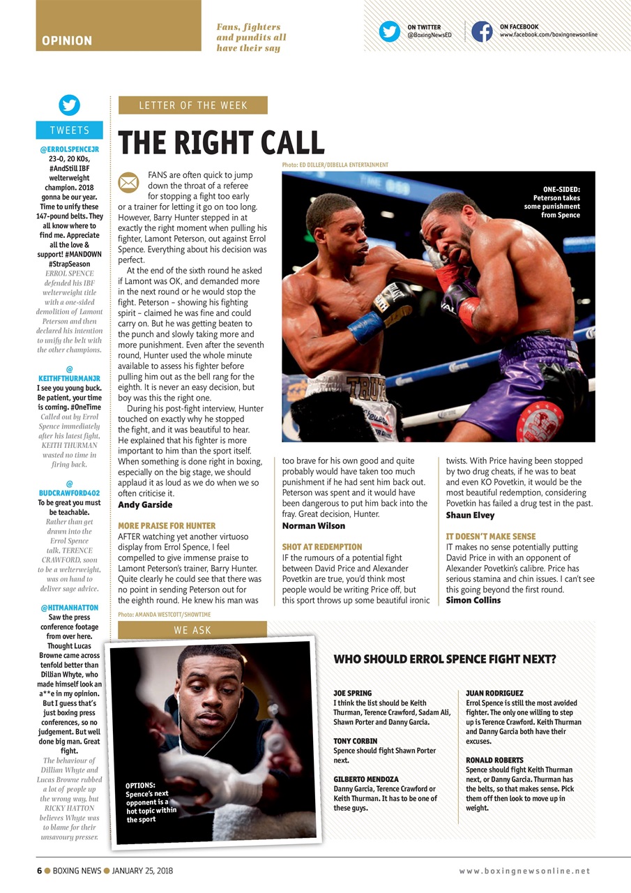 Boxing News Preview Pages