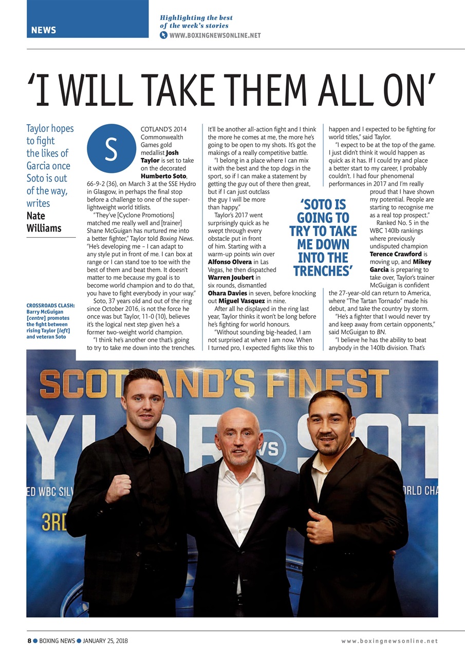 Boxing News Preview Pages