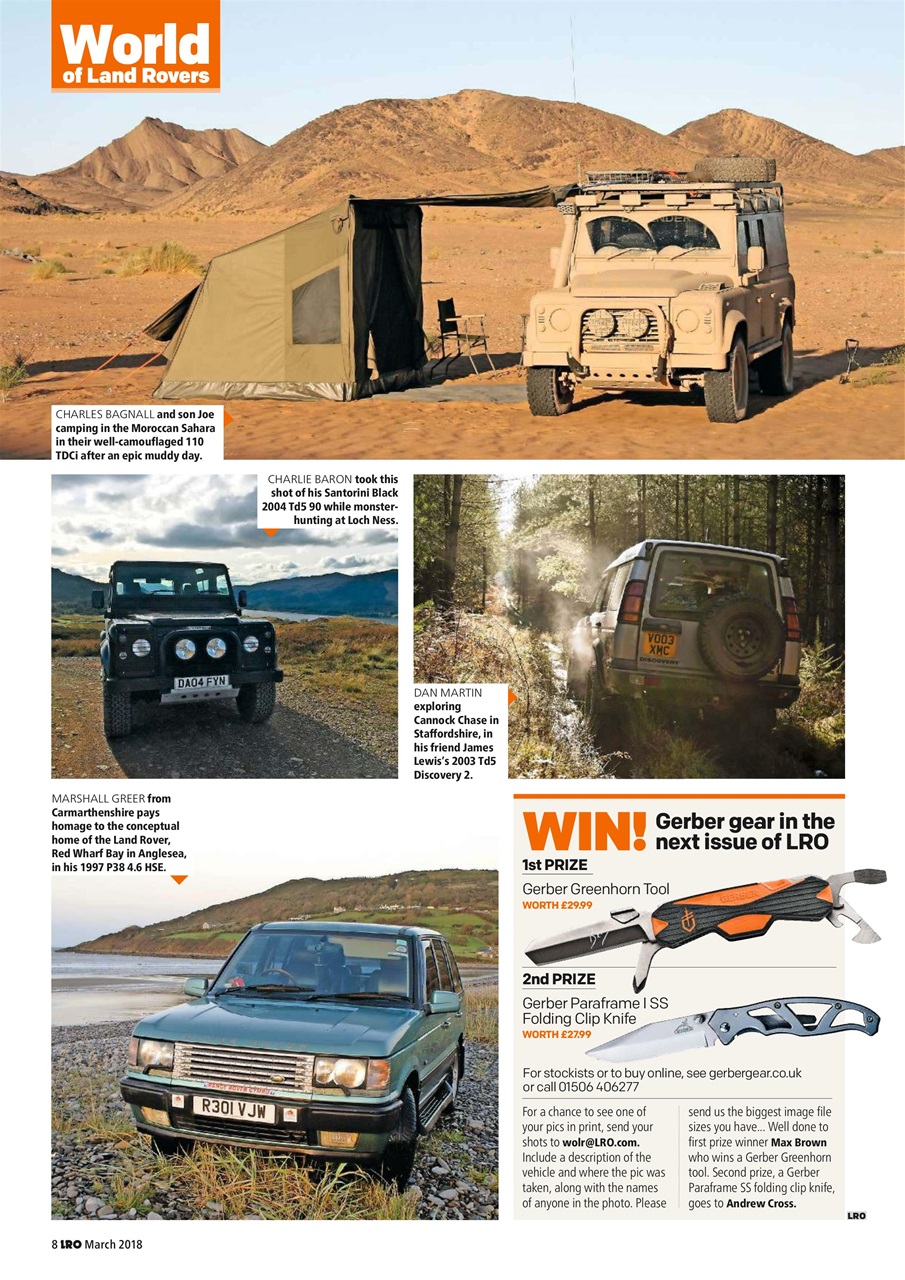 Land Rover Owner Preview Pages