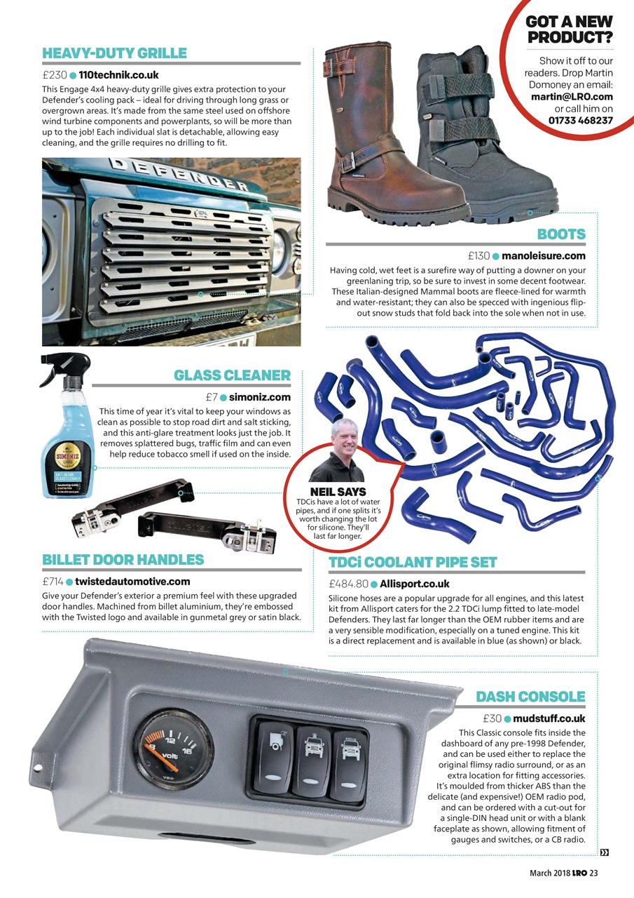 Land Rover Owner Preview Pages