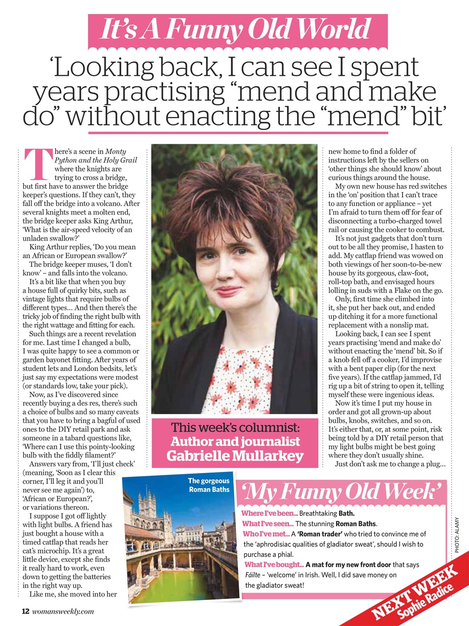 Woman's Weekly Preview Pages