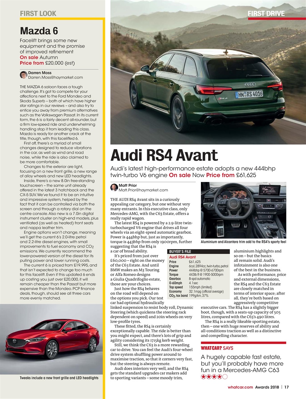 What Car? Preview Pages