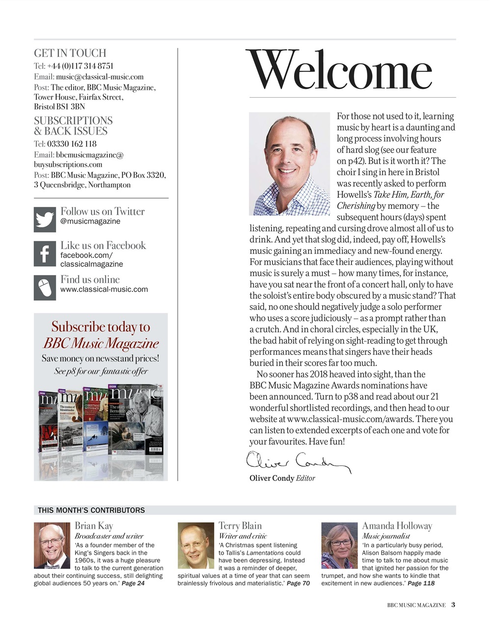 BBC Music Magazine Preview Pages