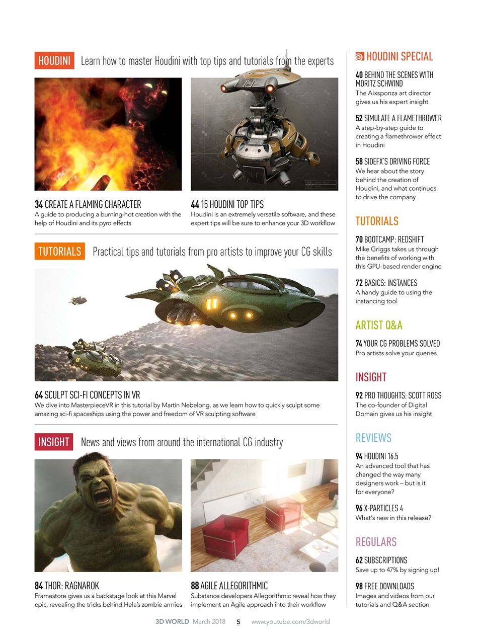 3D World Preview Pages