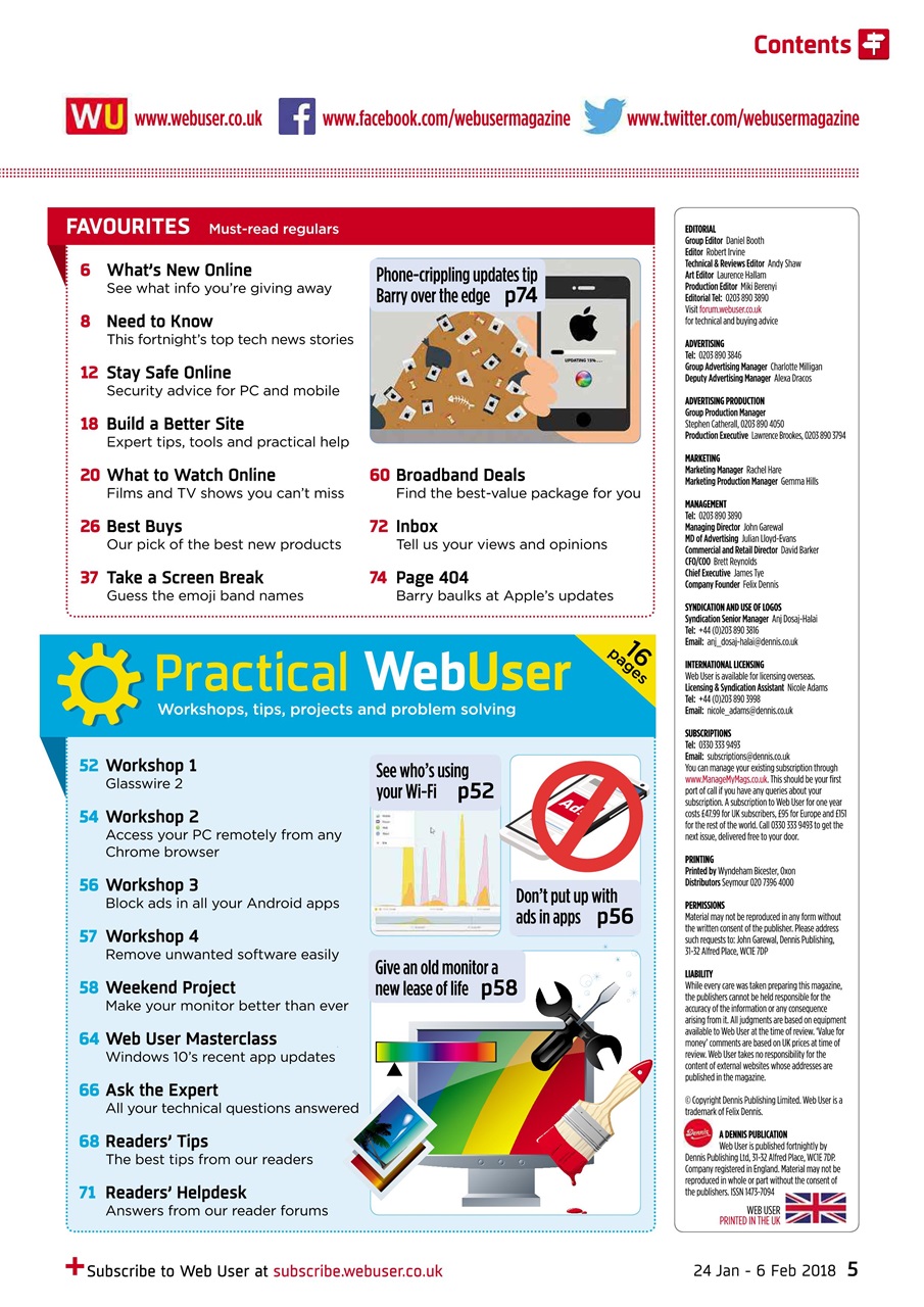 Webuser Preview Pages