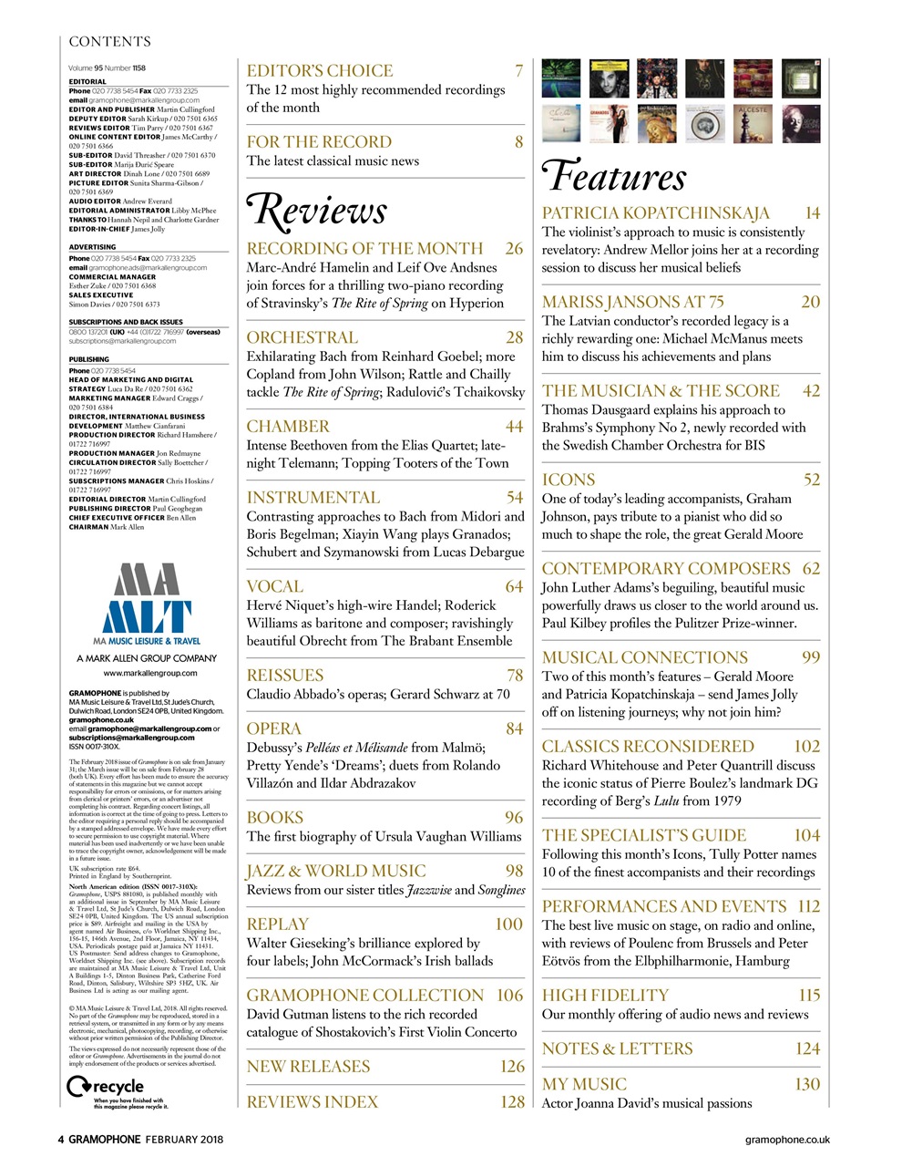 Gramophone Preview Pages