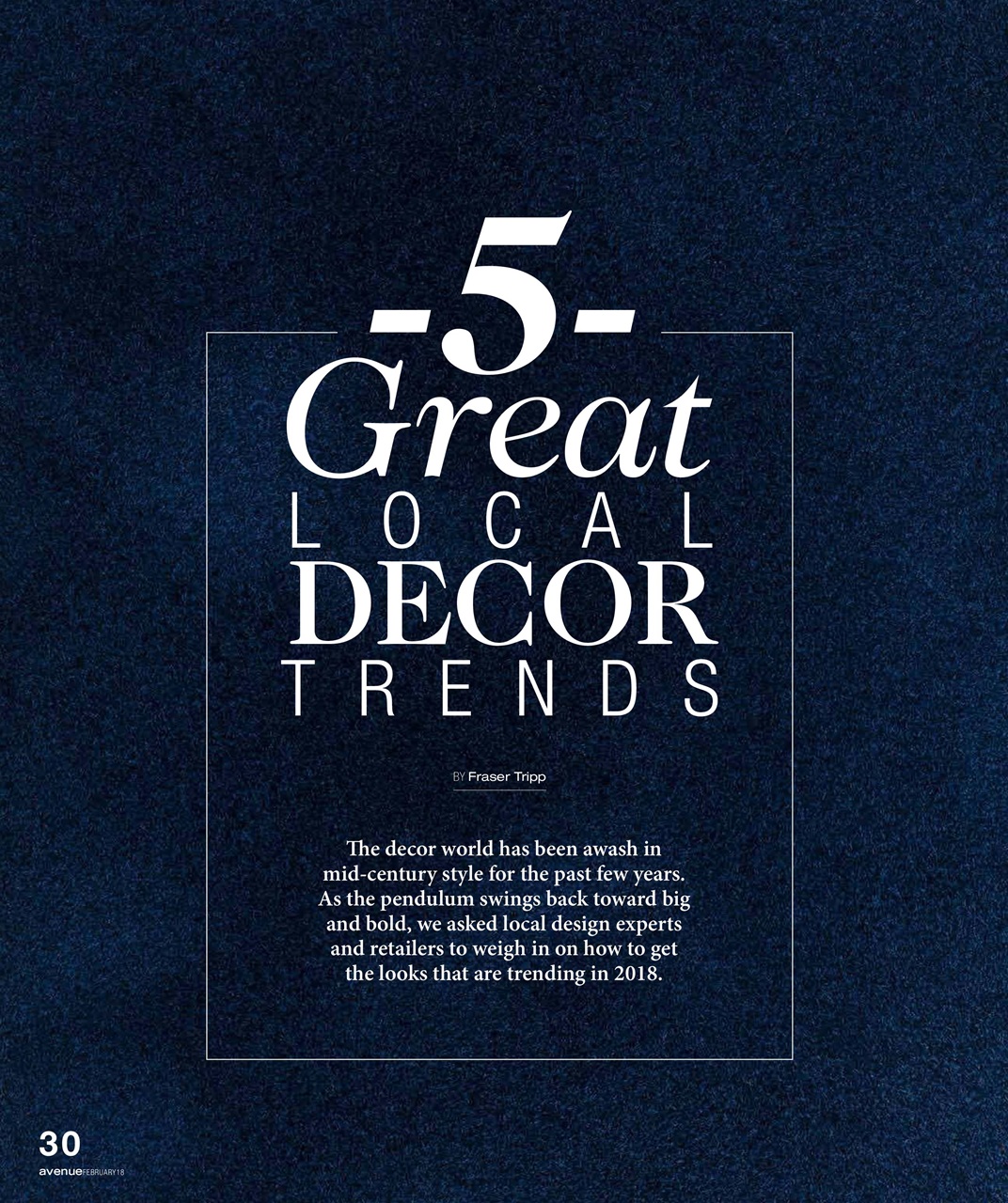 Avenue Calgary Preview Pages