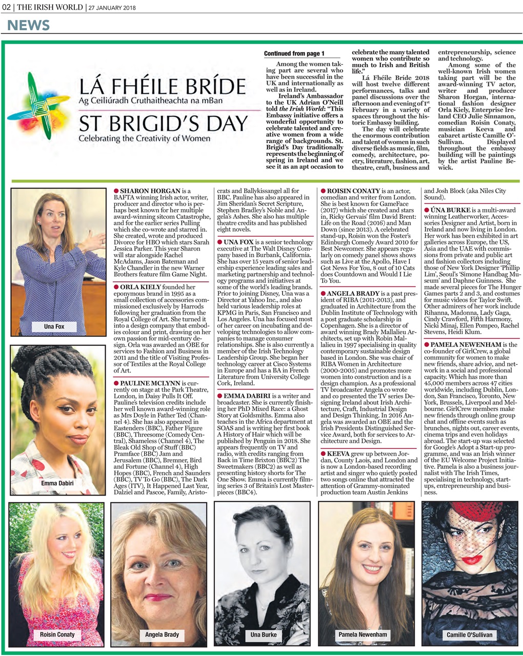 Irish World Preview Pages