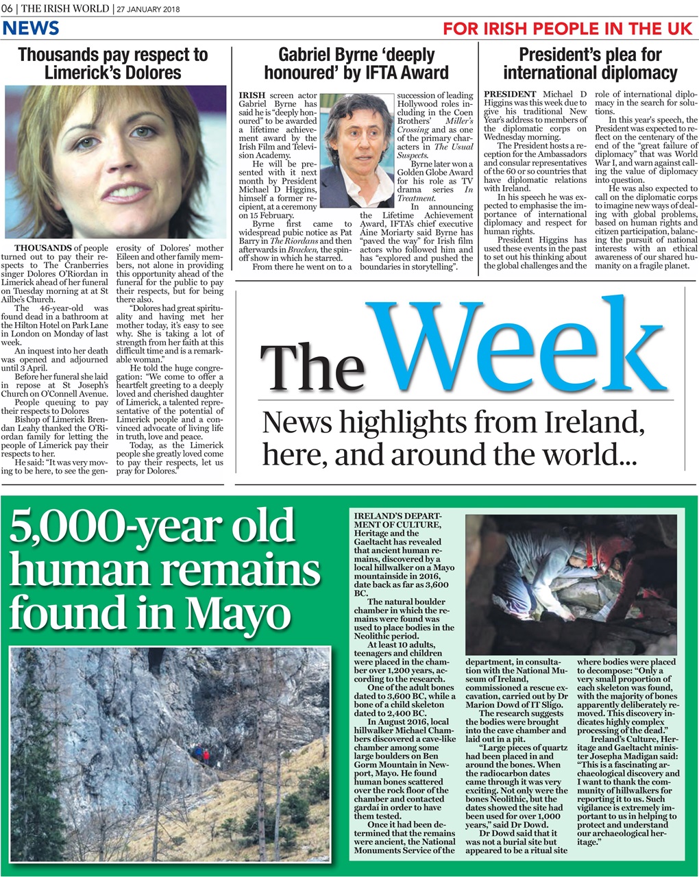 Irish World Preview Pages