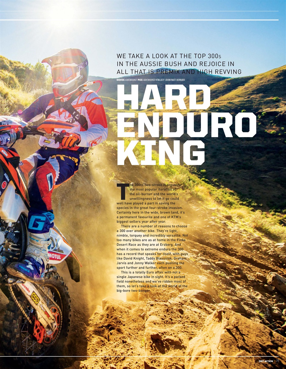 Dirt Action Preview Pages