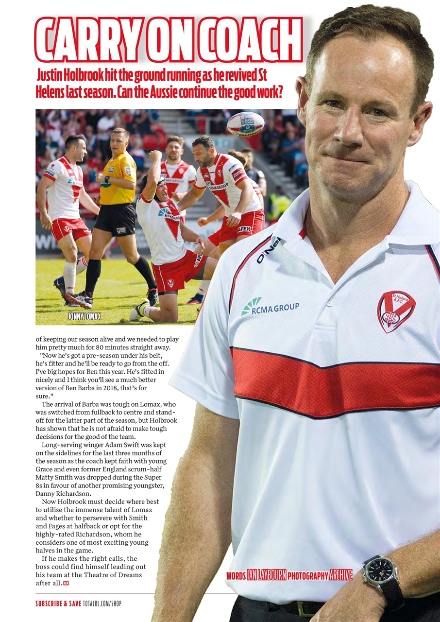 Rugby League World Preview Pages