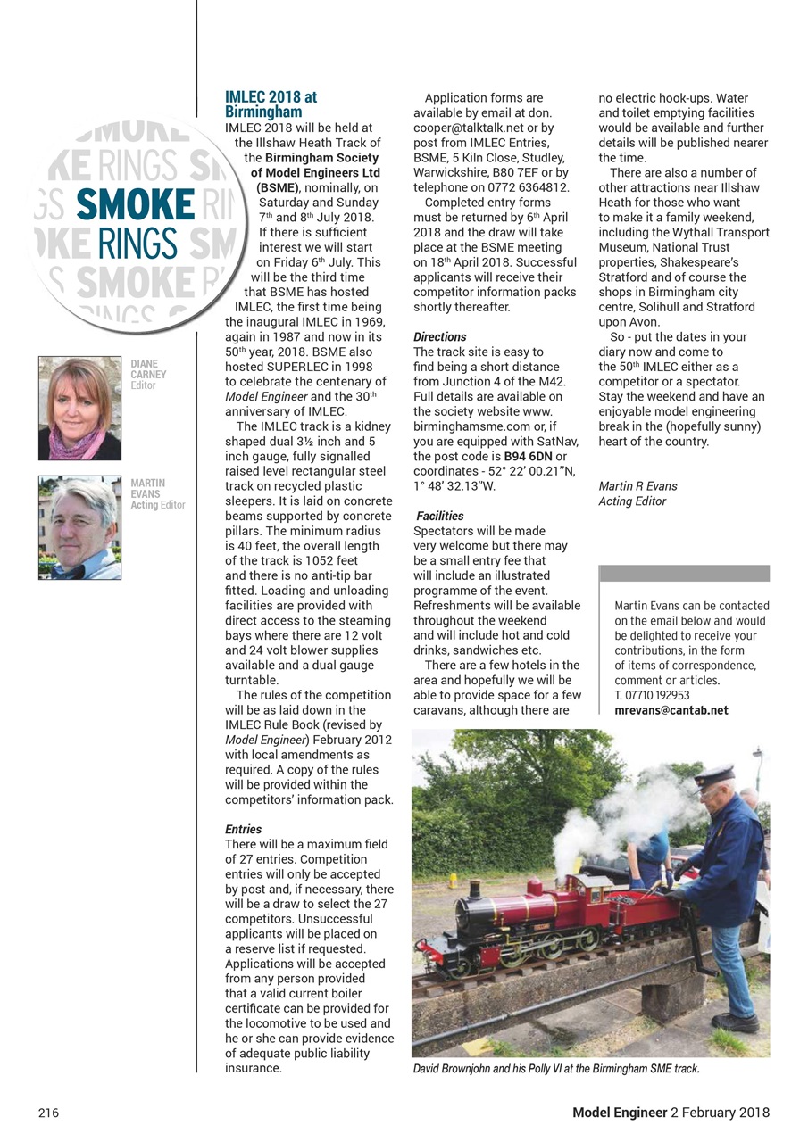 Model Engineer Preview Pages