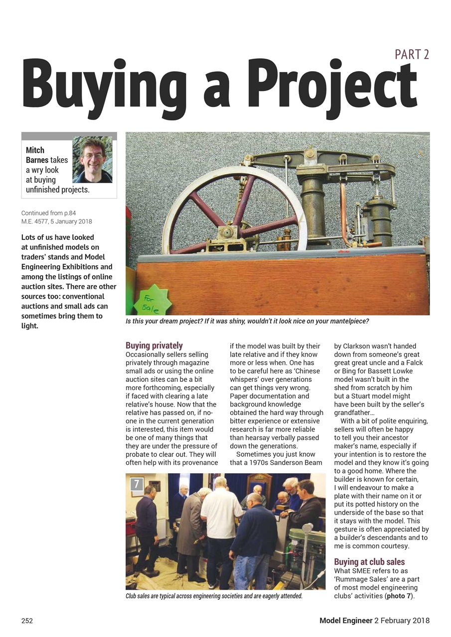 Model Engineer Preview Pages