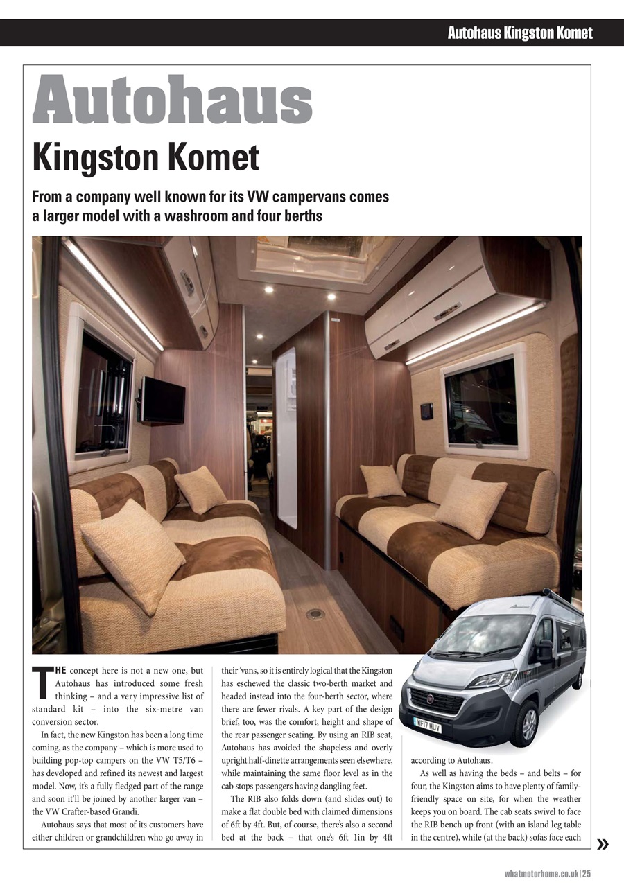What Motorhome magazine Preview Pages