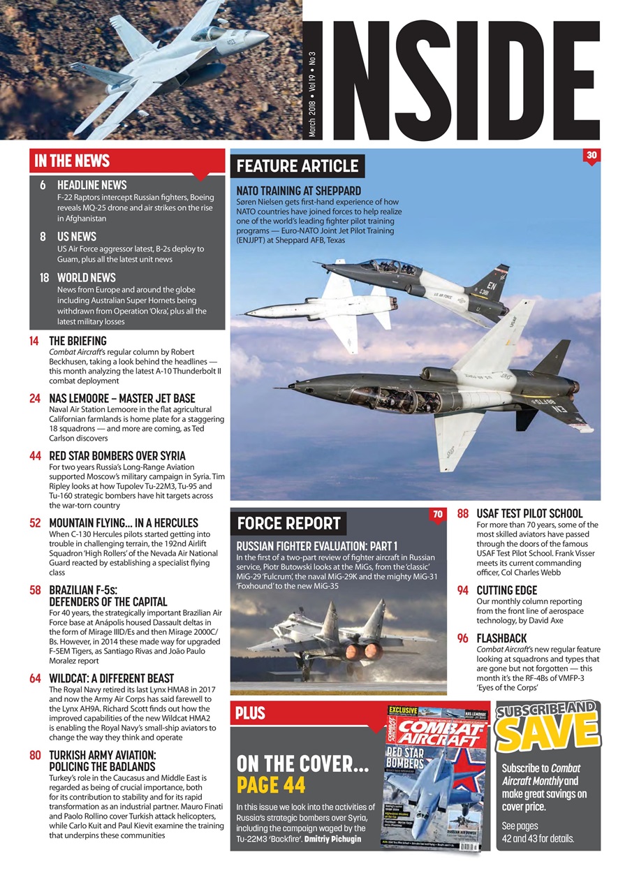 Combat Aircraft Journal Preview Pages