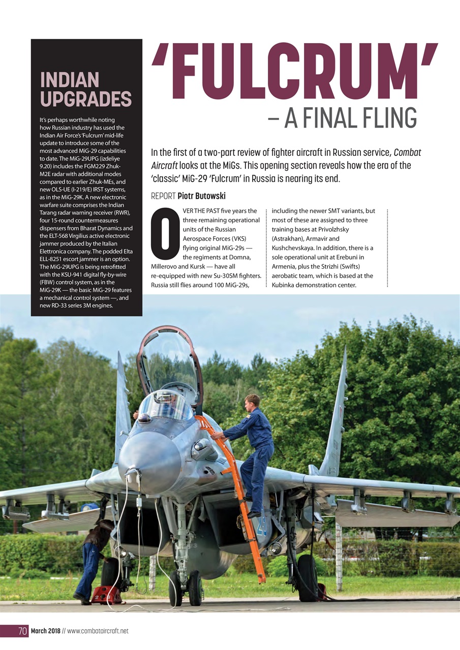 Combat Aircraft Journal Preview Pages