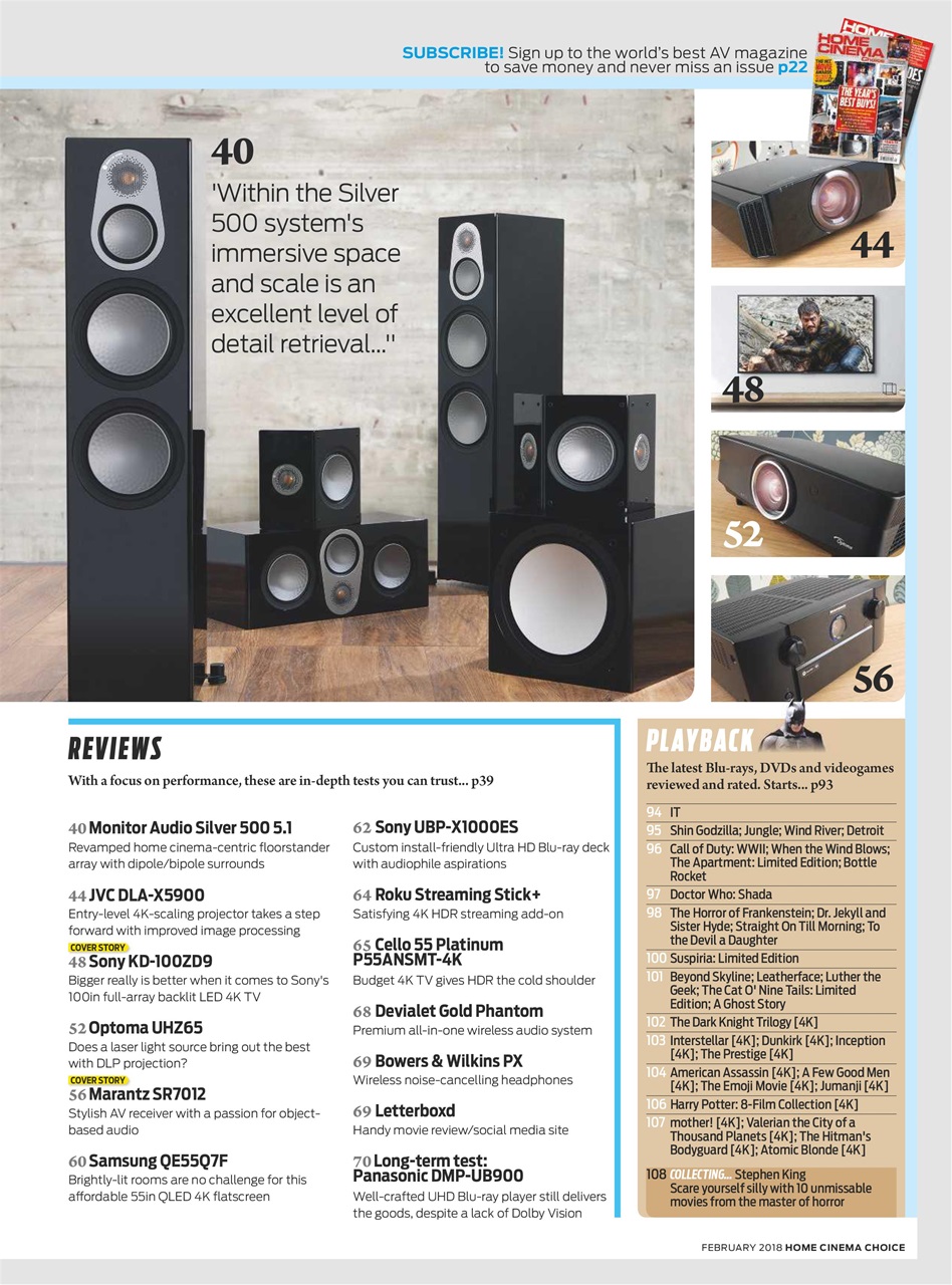 Home Cinema Choice Preview Pages