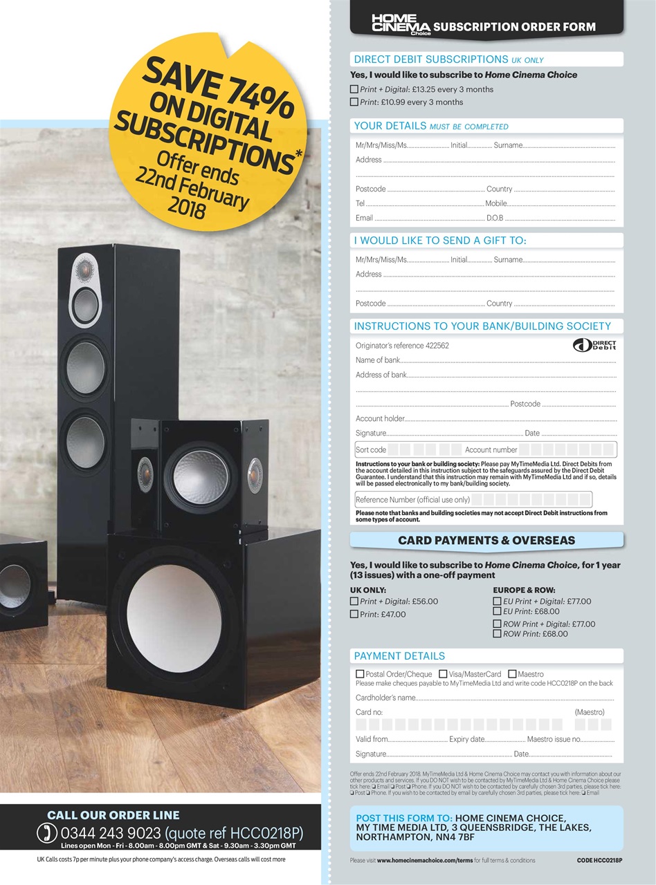 Home Cinema Choice Preview Pages