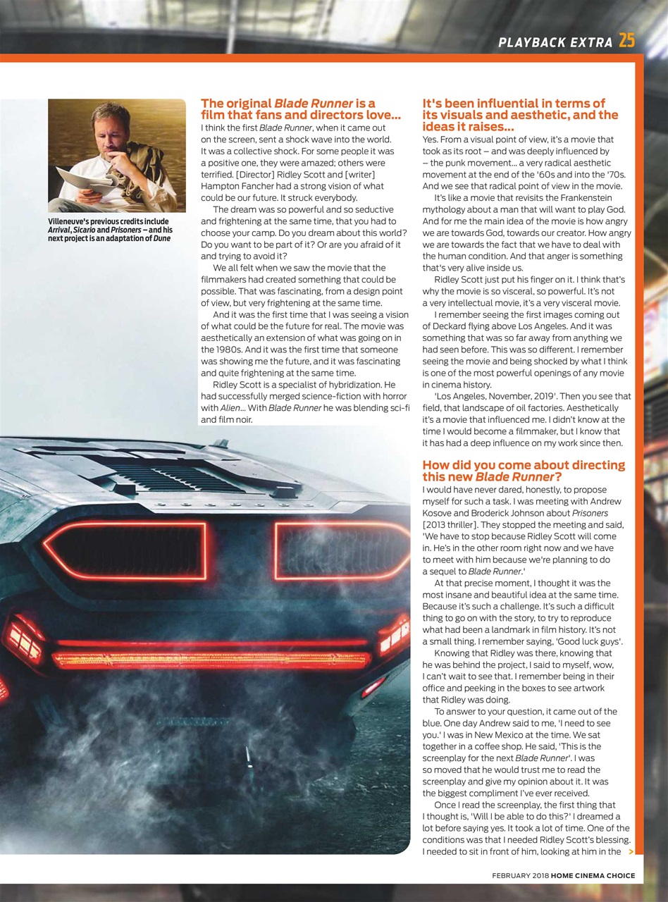 Home Cinema Choice Preview Pages