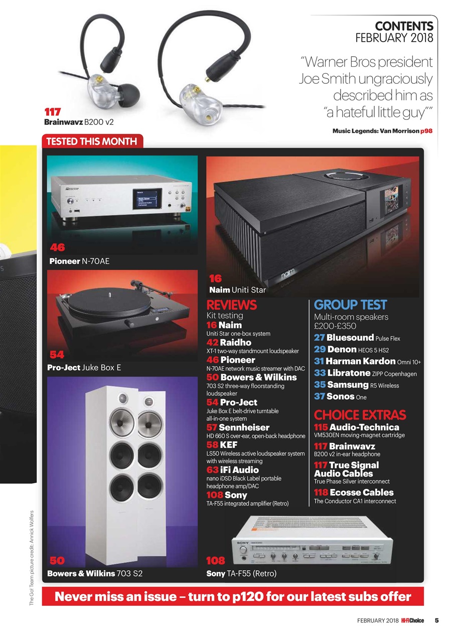 Hi-Fi Choice Preview Pages