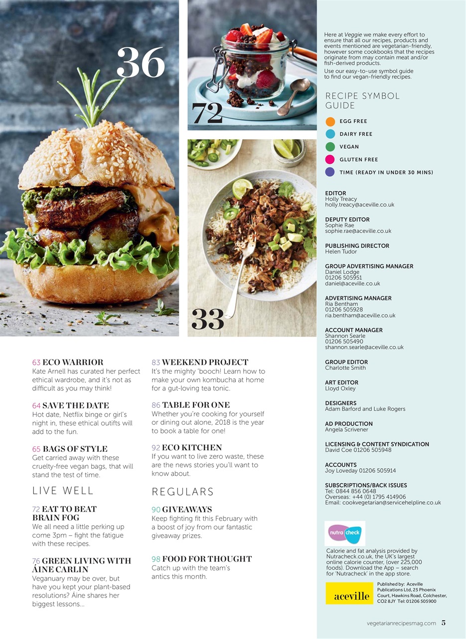 Veggie Magazine Preview Pages