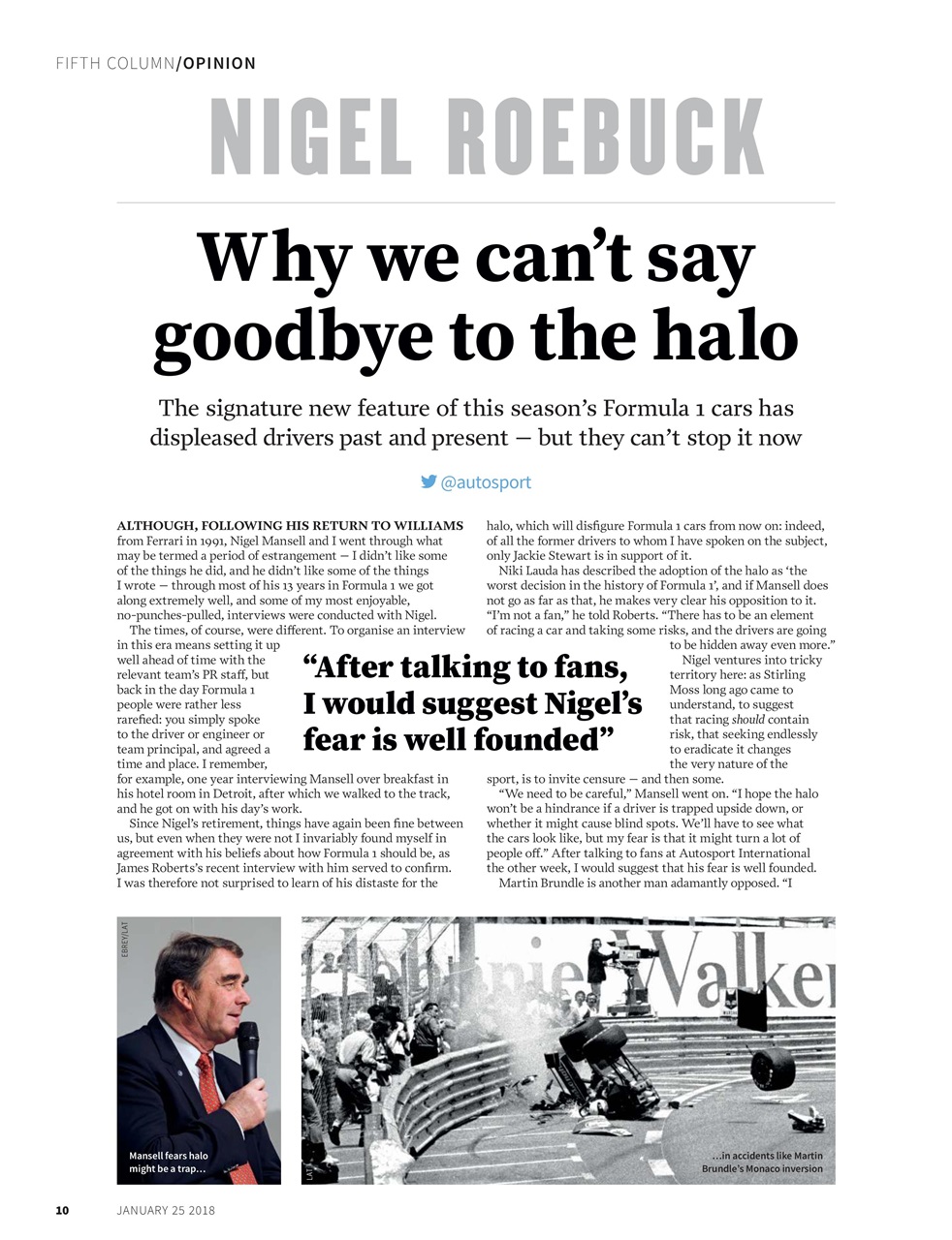 Autosport Preview Pages