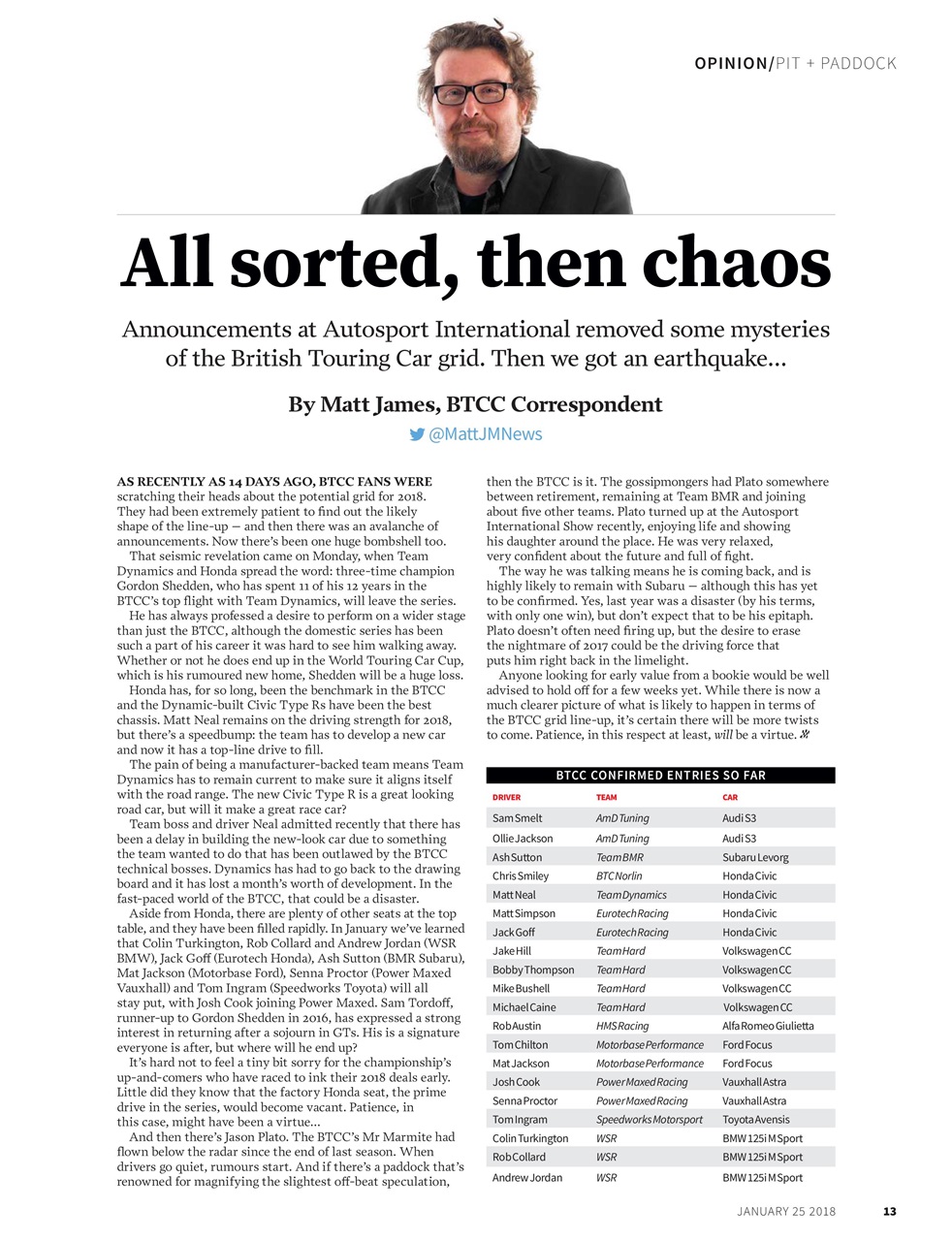 Autosport Preview Pages