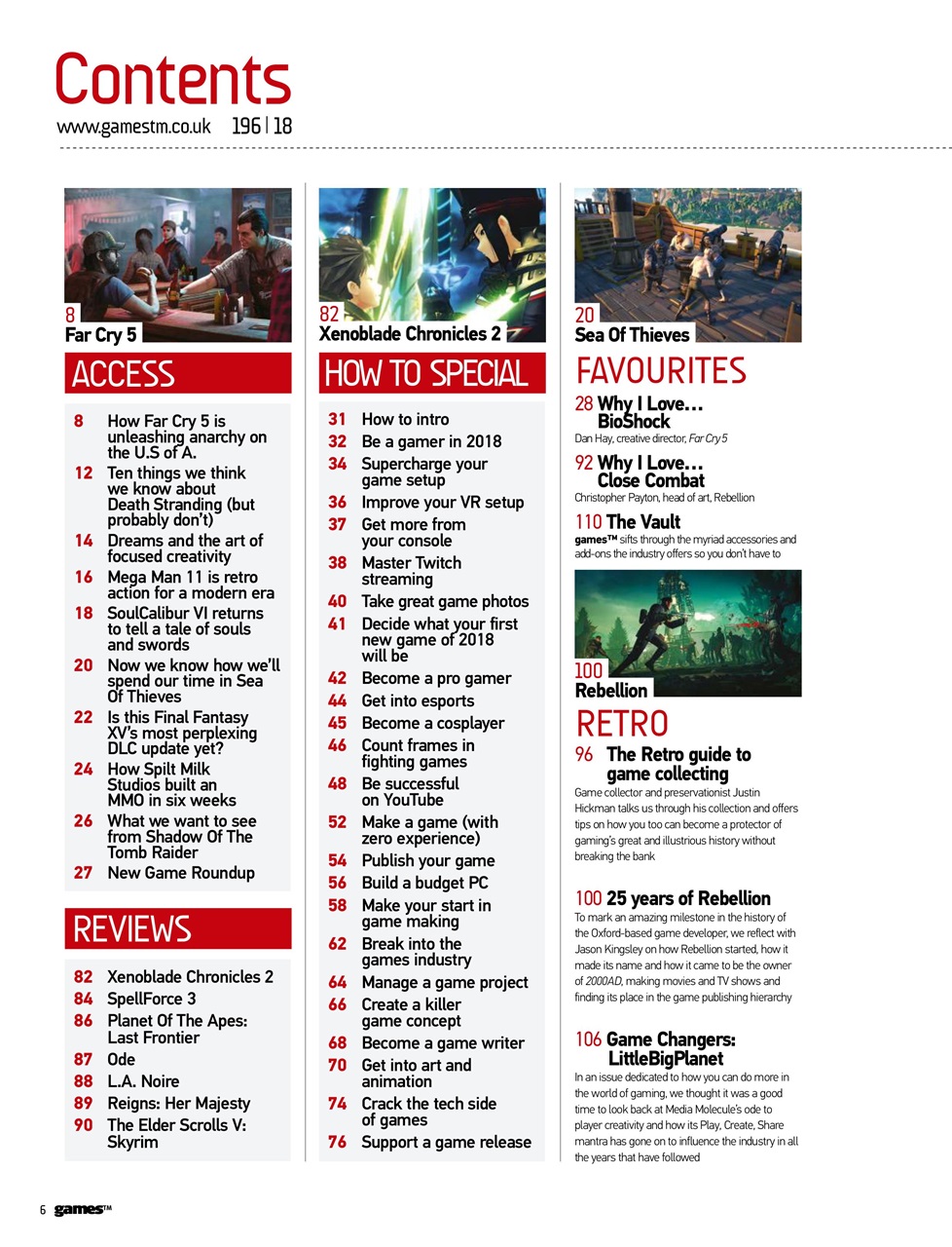 games (TM) Preview Pages