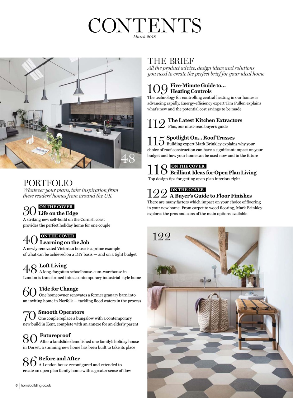 Homebuilding & Renovating Magazine Preview Pages