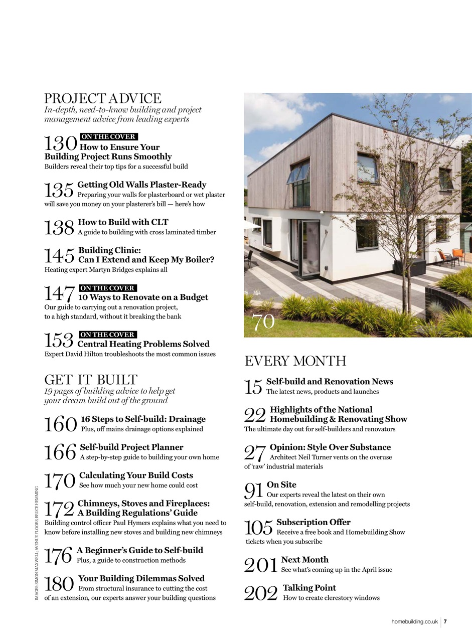 Homebuilding & Renovating Magazine Preview Pages