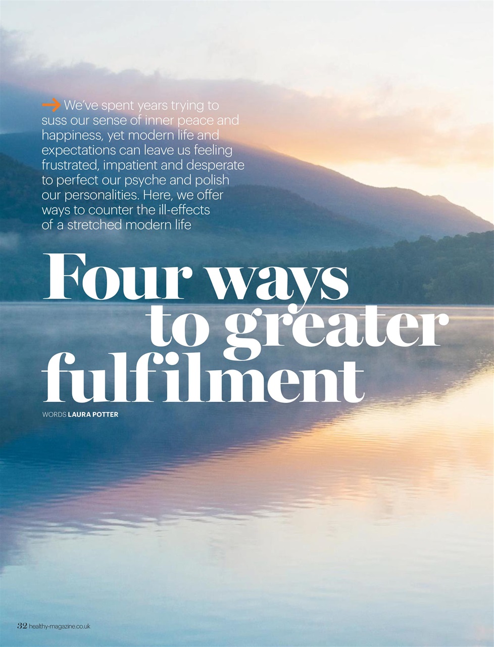 Healthy Magazine Preview Pages