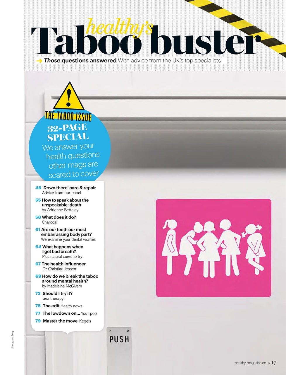 Healthy Magazine Preview Pages